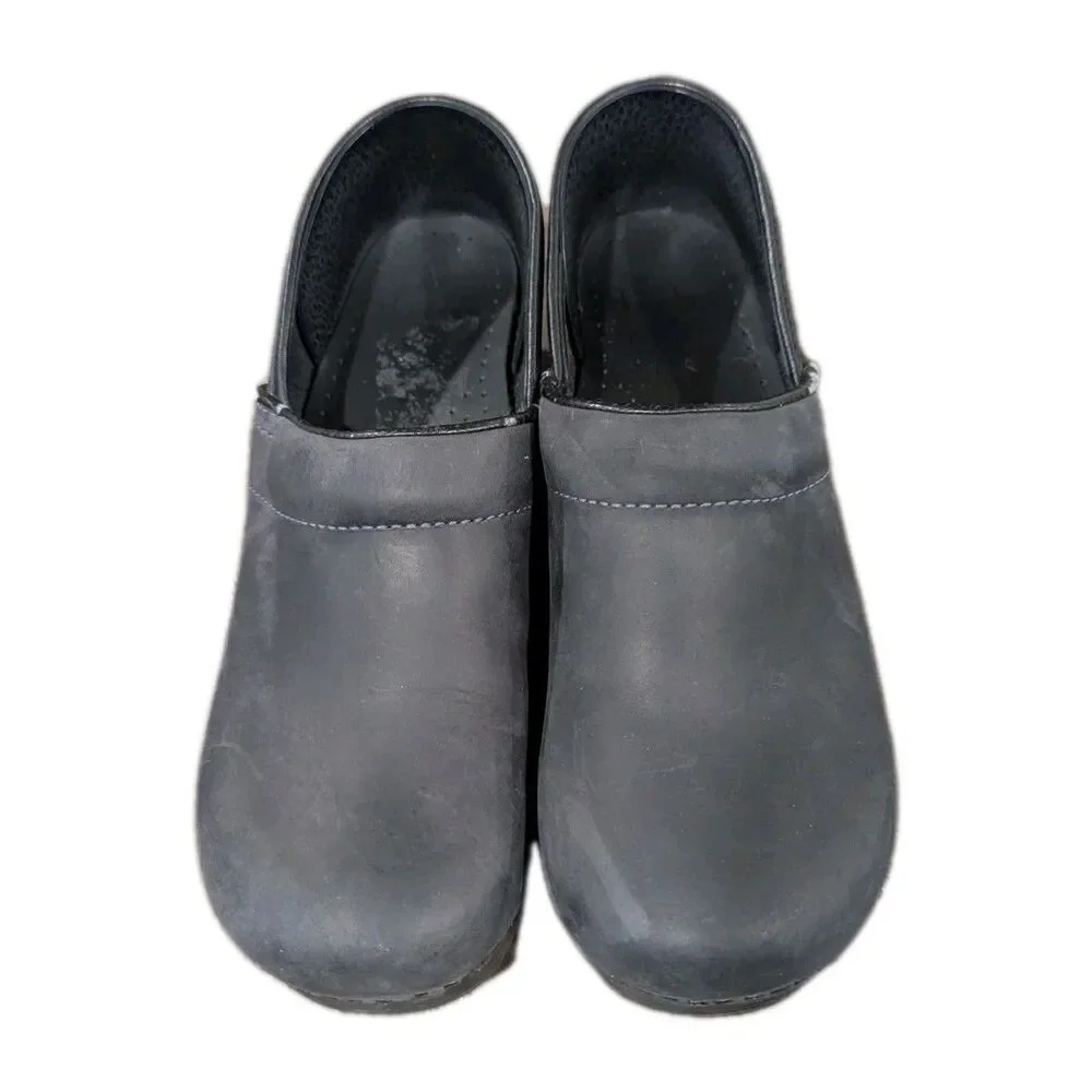 Dansko Professional Clog Shoe for Women,‎ Size 41 - Black Cabrio Nurse Comfort